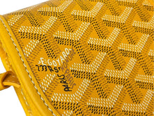画像をギャラリービューアに読み込む, 新品未使用 GOYARD ゴヤール ベルヴェデーレ PM ショルダーバッグ イエロー BELVE3PMLTY08CG08P PVC レザー ヘリンボーン柄 中古 4c073113