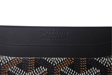 画像をギャラリービューアに読み込む, 新品未使用品 GOYARD ゴヤール サンシュルピス カードケース キャンバス レザー ブラック 中古 4c073115