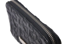 画像をギャラリービューアに読み込む, 極美品 CHROME HEARTS クロムハーツ バンクローバー 二つ折り財布 ダガージップ クロスパッチ ブラック レザー シルバー925 中古 4c073116