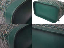 画像をギャラリービューアに読み込む, 極美品 GOYARD ゴヤール スティーマー PM ショルダーバッグ STEAM2PMLTY09CL09P グリーン PVC レザー 中古 4c073118