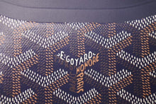 画像をギャラリービューアに読み込む, 新品未使用品 GOYARD ゴヤール サンシュルピス カードケース キャンバス レザー ネイビー 中古 4c073119