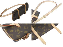 画像をギャラリービューアに読み込む, 新品同様 LOUIS VUITTON ルイヴィトン ポシェット マレル ウエストバッグ M51159 モノグラム ブラウン 廃盤 中古 4c073122