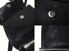 画像をギャラリービューアに読み込む, 極美品 CHROME HEARTS クロムハーツ DOC ADAMS ドッグアダムス ハンドバッグ 2WAY BSフレア ブラック レザー シルバー925 中古 4c073123