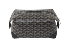 画像をギャラリービューアに読み込む, 新品同様 GOYARD ゴヤール BOEING25 ボーイング25 ポーチ クラッチバッグ セカンドバッグ PVC ブラック 中古 4c073127