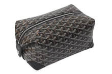 画像をギャラリービューアに読み込む, 新品同様 GOYARD ゴヤール BOEING25 ボーイング25 ポーチ クラッチバッグ セカンドバッグ PVC ブラック 中古 4c073127
