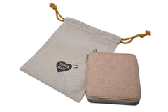 New and unused HUMAN MADE LEATHER ZIP WALLET Bifold Wallet HM28GD054 Leather Cotton Beige Silver Used 4c073131