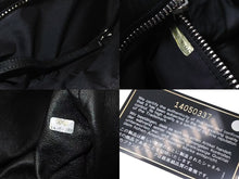 Load image into Gallery viewer, 極美品 CHANEL シャネル コココクーン トートバッグ 14番台 ココマーク キルティング レザー ファー ネイビー シルバー金具 中古 4c073180
