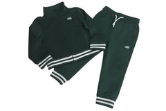 KITH Setup Kids Sweatshirt Logo Embroidery Polyester Polyurethane Green White Good Condition Used 4c073190