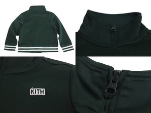 KITH Setup Kids Sweatshirt Logo Embroidery Polyester Polyurethane Green White Good Condition Used 4c073190