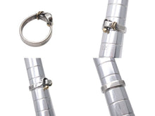 画像をギャラリービューアに読み込む, TIFFANY&amp;Co. ティファニー フックアンドアイ コンビ リング 指輪 K18 シルバー925 4g サイズ7号 美品 中古 4c073238