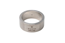 Load image into Gallery viewer, GUCCI グッチ リング ブランテッド BRANTED カットアウトG 指輪 8g 10号 シルバー925 中古 4c073240