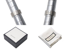 Load image into Gallery viewer, GUCCI グッチ リング ブランテッド BRANTED カットアウトG 指輪 8g 10号 シルバー925 中古 4c073240