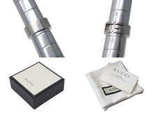 Load image into Gallery viewer, GUCCI グッチ リング ブランテッド BRANTED カットアウトG 指輪 7g 9号 シルバー925 中古 4c073241