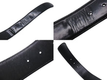 Load image into Gallery viewer, GUCCI グッチ ベルト GGバックル ヴィンテージ 036 1046 0979 レザー エナメル ブラック シルバー金具 サイズ80/32 良品 中古 4c073242