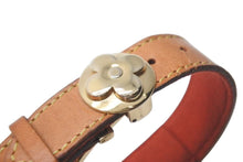 Load image into Gallery viewer, LOUIS VUITTON ルイヴィトン グッドラック ブレスレット M64448 モノグラム ブラウン ゴールド レザー GP 美品 中古 4c073253