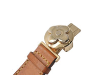 Load image into Gallery viewer, LOUIS VUITTON ルイヴィトン グッドラック ブレスレット M64448 モノグラム ブラウン ゴールド レザー GP 美品 中古 4c073253