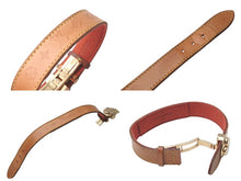 Load image into Gallery viewer, LOUIS VUITTON ルイヴィトン グッドラック ブレスレット M64448 モノグラム ブラウン ゴールド レザー GP 美品 中古 4c073253