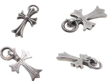 画像をギャラリービューアに読み込む, Chrome Hearts クロムハーツ ネックレストップ タイニークロス CHクロス 19g シルバー925 美品 中古 4c073255