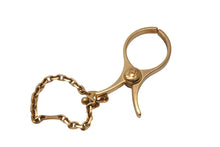 Load image into Gallery viewer, HERMES エルメス フィルー グローブホルダー 手袋ホルダー チェーン アクセサリー GP ゴールド 美品 中古 4c073256