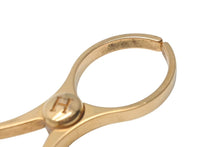 Load image into Gallery viewer, HERMES エルメス フィルー グローブホルダー 手袋ホルダー チェーン アクセサリー GP ゴールド 美品 中古 4c073256