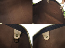 画像をギャラリービューアに読み込む, LOUIS VUITTON ルイヴィトン モノグラム グラフティ キーポル50 ボストンバッグ グリーン M93700 美品 中古 4c073258