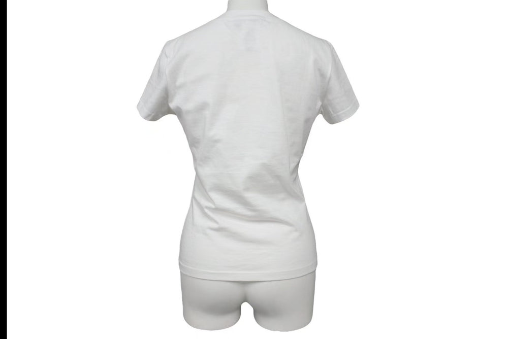 Very good condition Christian Dior Christian Dior 02SS SUMMER HOLIDAY short sleeve T-shirt 2A12155029 Size 38 Galliano period White Used 4c073264