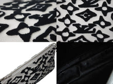 画像をギャラリービューアに読み込む, 極美品 LOUIS VUITTON ルイヴィトン × ウルス フィッシャー ポシェット アクセソワール アクセサリーポーチ M45565 ブラック ホワイト 中古 4c073270