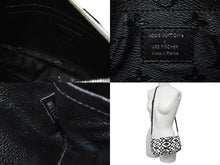 画像をギャラリービューアに読み込む, 極美品 LOUIS VUITTON ルイヴィトン × ウルス フィッシャー ポシェット アクセソワール アクセサリーポーチ M45565 ブラック ホワイト 中古 4c073270