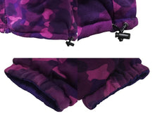 画像をギャラリービューアに読み込む, A BATHING APE アベイシングエイプ BAPE ベイプ リバーシブルジャケット カモ ポリエステル コットン パープル サイズL 美品 中古 4c073273