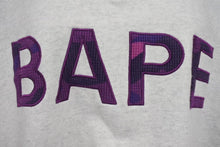 画像をギャラリービューアに読み込む, 極美品 A BATHING APE アベイシングエイプ Logo Sweat Grey ロゴスエット グレー サイズ L 001SWJ301007M 中古 4c073275