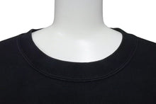 Load image into Gallery viewer, A BATHING APE アベイシングエイプ BAPE ベイプ LOGO 半袖 スウェット スワロフスキー ブラック ホワイト サイズL 美品 中古 4c073280