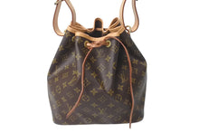 画像をギャラリービューアに読み込む, 極美品 LOUIS VUITTON ルイヴィトン ショルダーバッグ プチノエ モノグラム M42226 ブラウン ゴールド金具 中古 4c073283