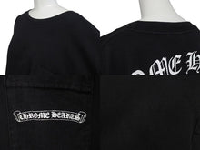 画像をギャラリービューアに読み込む, CHROME HEARTS クロムハーツ 長袖Ｔシャツ サイズXXL アーチロゴ CHプラス プリント ブラック ホワイト コットン 美品 中古 4c073289