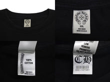 画像をギャラリービューアに読み込む, CHROME HEARTS クロムハーツ 長袖Ｔシャツ サイズXXL アーチロゴ CHプラス プリント ブラック ホワイト コットン 美品 中古 4c073289