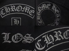 画像をギャラリービューアに読み込む, CHROME HEARTS クロムハーツ ホースシュー Tバー ロングスリーブＴシャツ ロゴ コットン ブラック XXL 美品 中古 4c073292