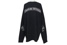 画像をギャラリービューアに読み込む, CHROME HEARTS クロムハーツ スター クロスプリント ロングスリーブＴシャツ ロゴ コットン ブラック XXL 美品 中古 4c073294