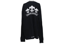 画像をギャラリービューアに読み込む, CHROME HEARTS クロムハーツ BSフレア プリント ロンT 長袖Tシャツ 95024 コットン ブラック ホワイト サイズXXL 美品 中古 4c073295