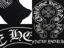 画像をギャラリービューアに読み込む, CHROME HEARTS クロムハーツ NY限定 フローラルクロスプリント ロングスリーブＴシャツ ロゴ コットン ブラック XXL 美品 中古 4c073298