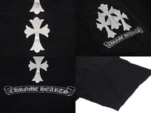 画像をギャラリービューアに読み込む, Chrome Hearts クロムハーツ Cemetery cross Line T shirt セメタリークロスライン T シャツ サイズ XXL ブラック 美品 中古4c073300