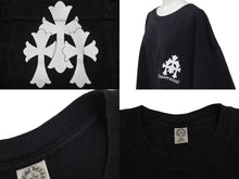 画像をギャラリービューアに読み込む, Chrome Hearts クロムハーツ Cemetery cross Line T shirt セメタリークロスライン T シャツ サイズ XXL ブラック 美品 中古4c073300