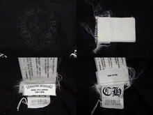 画像をギャラリービューアに読み込む, CHROME HEARTS クロムハーツ 半袖Tシャツ ネックロゴ クルーネック トップス 97729 コットン ブラック ホワイト XXL 美品 中古 4c073302