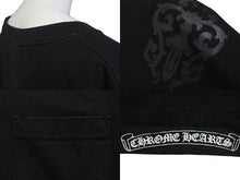 画像をギャラリービューアに読み込む, CHROME HEARTS クロムハーツ 半袖Ｔシャツ サイズXXL バックセメタリークロス ダガー プリント ブラック コットン 良品 中古 4c073303