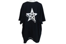 画像をギャラリービューアに読み込む, CHROME HEARTS クロムハーツ 半袖Ｔシャツ サイズXXL スターモチーフ ロゴ プリント ブラック コットン 良品 中古 4c073304