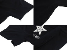 画像をギャラリービューアに読み込む, CHROME HEARTS クロムハーツ 半袖Ｔシャツ サイズXXL スターモチーフ ロゴ プリント ブラック コットン 良品 中古 4c073304