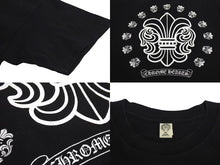 画像をギャラリービューアに読み込む, CHROME HEARTS クロムハーツ BSフレア プリント Ｔシャツ ロゴ コットン ブラック XXL 美品 中古 4c073305