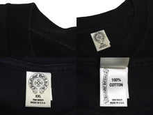画像をギャラリービューアに読み込む, CHROME HEARTS クロムハーツ BSフレア プリント Ｔシャツ ロゴ コットン ブラック XXL 美品 中古 4c073305