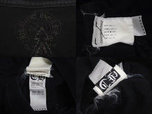 画像をギャラリービューアに読み込む, CHROME HEARTS クロムハーツ フォッティ プリントＴシャツ ロゴ コットン ブラック XXL 美品 中古 4c073311