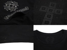 画像をギャラリービューアに読み込む, Chrome Hearts クロムハーツ CH 半袖Tシャツ バッククロスプリントTシャツ 95024 U.S.A製 コットン ブラック サイズXXL 美品 中古 4c073312