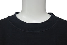 Load image into Gallery viewer, BALENCIAGA バレンシアガ 22SS メタルロゴ オーバーサイズ 半袖Ｔシャツ ブラック コットン ダメージ加工 汚れ加工 694576 サイズ3 良品 中古 4c073315