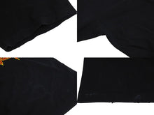 Load image into Gallery viewer, BALENCIAGA バレンシアガ 22SS メタルロゴ オーバーサイズ 半袖Ｔシャツ ブラック コットン ダメージ加工 汚れ加工 694576 サイズ3 良品 中古 4c073315